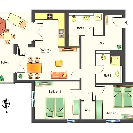 Apartment An Der Haffkueste Heimat Hafen Zirchow